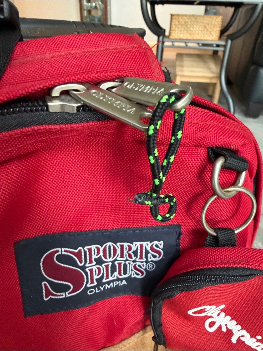 Olympia Sports Plus Red Rolling Backpack - Picture 2 of 13